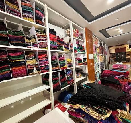 Garment showroom steel rack